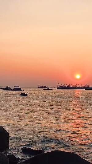 上川岛海上日落美景2视频的预览图