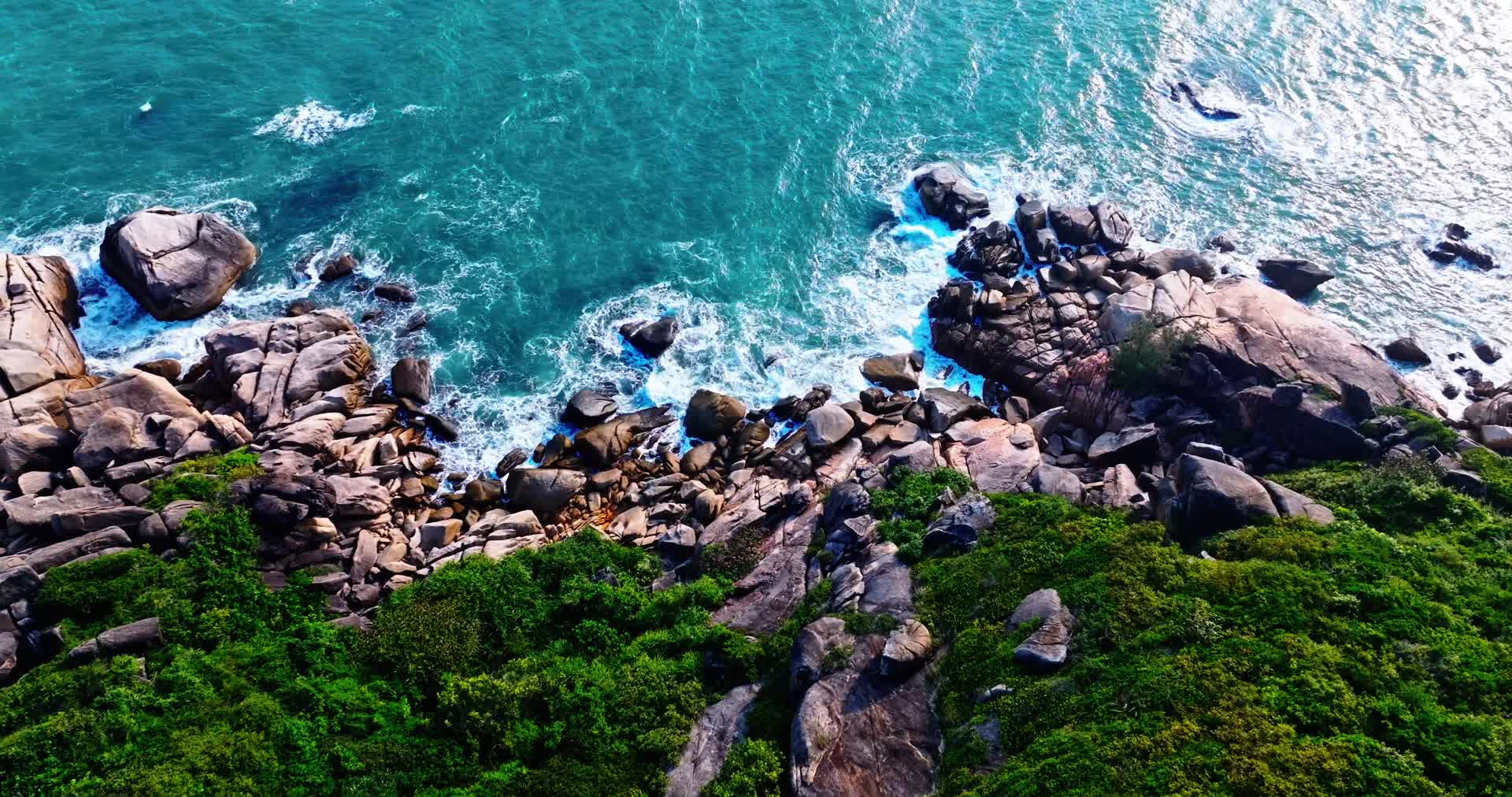 海南三亚海棠湾后海岛屿视频的预览图