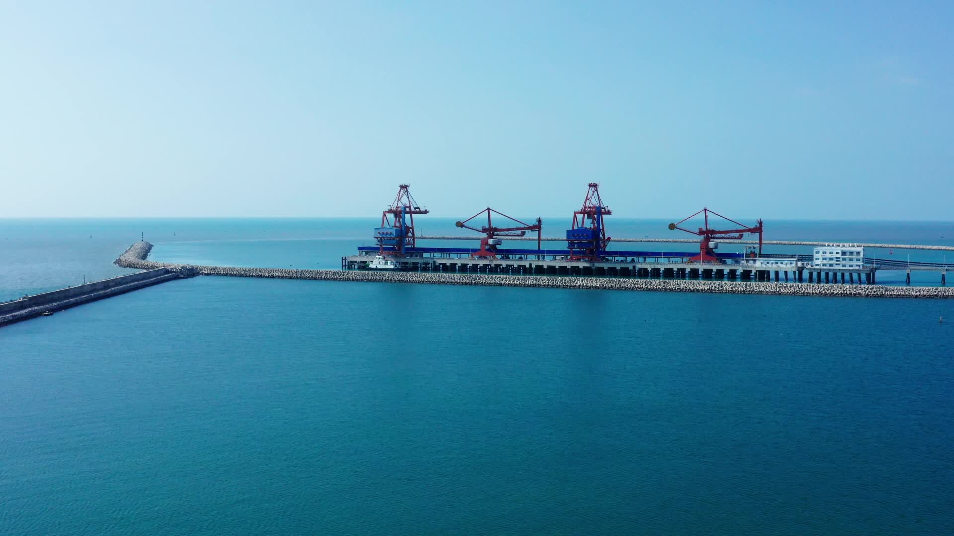 海港码头渔港港口视频的预览图