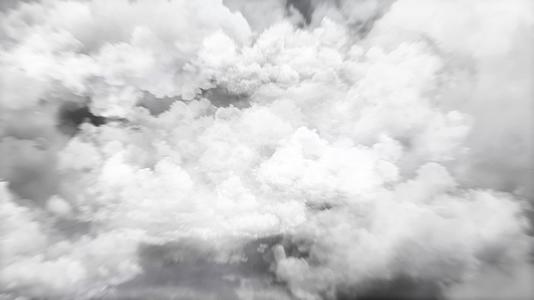 穿梭云穿过云层转场AE模板视频的预览图