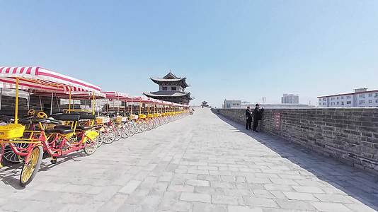 忻州古城延时拍摄视频的预览图