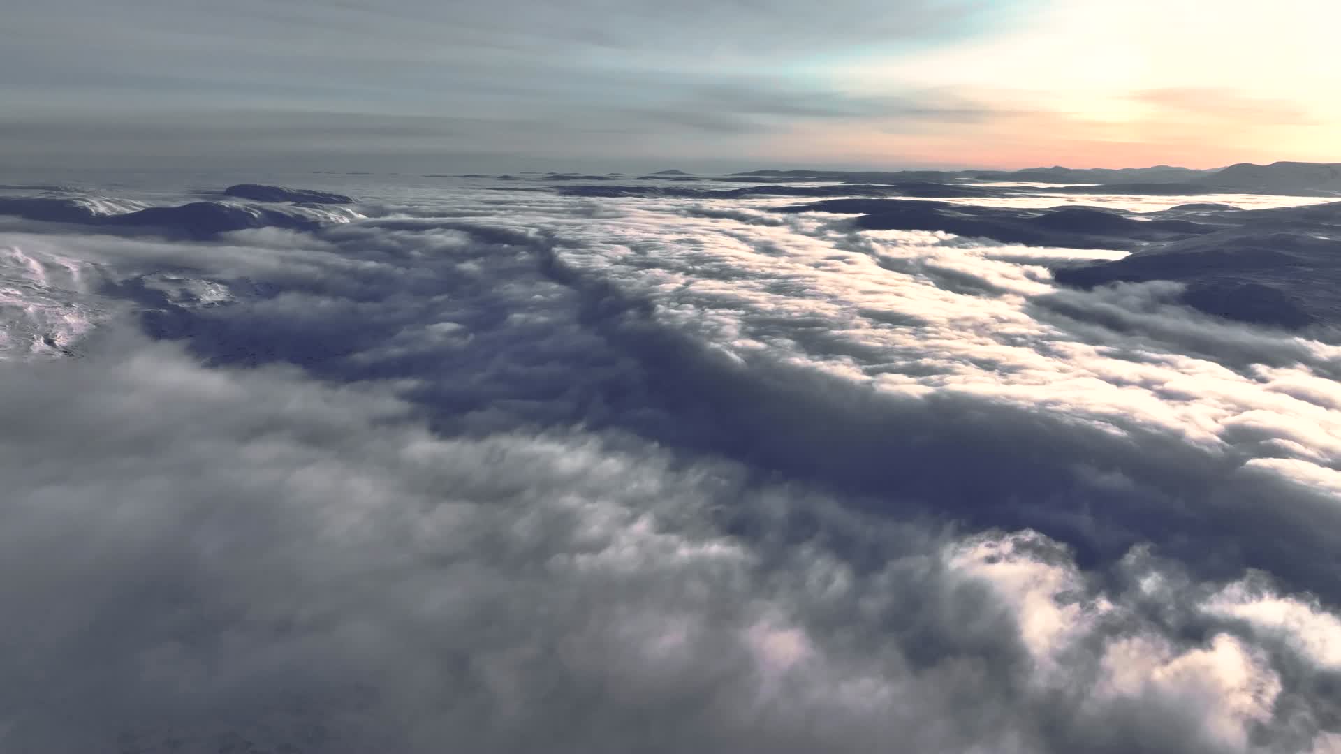 4K航拍北欧挪威特罗姆瑟风光雪景视频的预览图