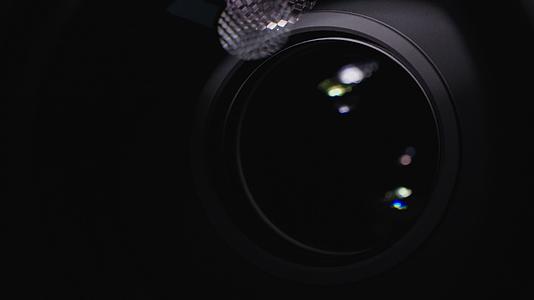 摄像机数码单反微单镜头光圈镀膜视频的预览图