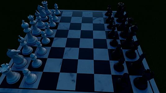 象棋比赛和棋局博弈视频的预览图