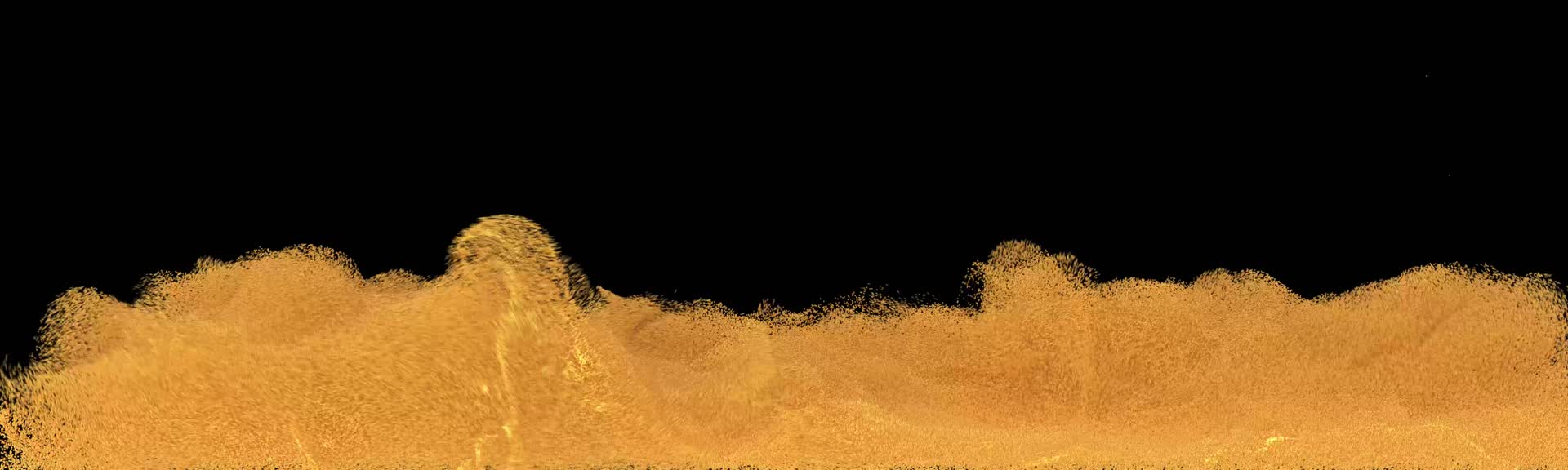 金色粒子海浪带通道视频的预览图