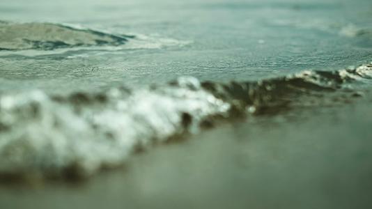 江河湖海水面波浪波纹海浪清澈水资源视频的预览图