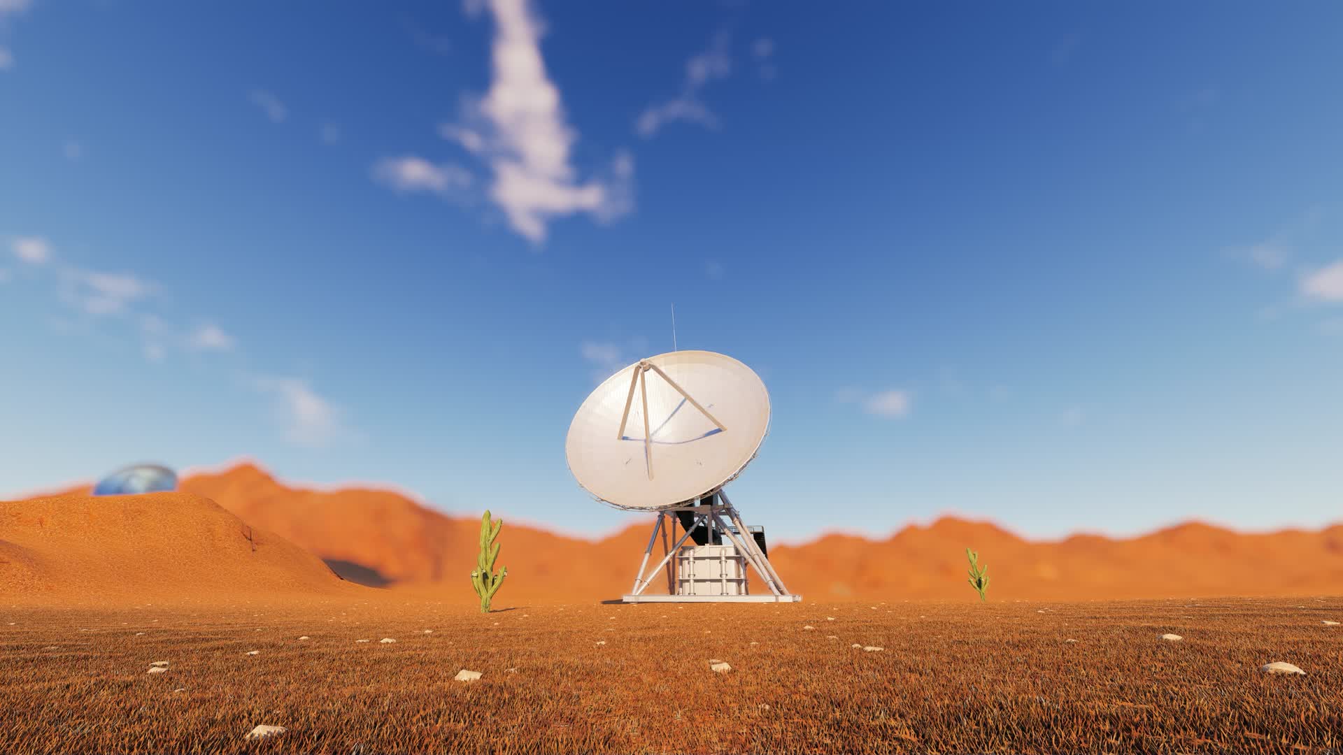 沙漠雷达天文探测视频的预览图