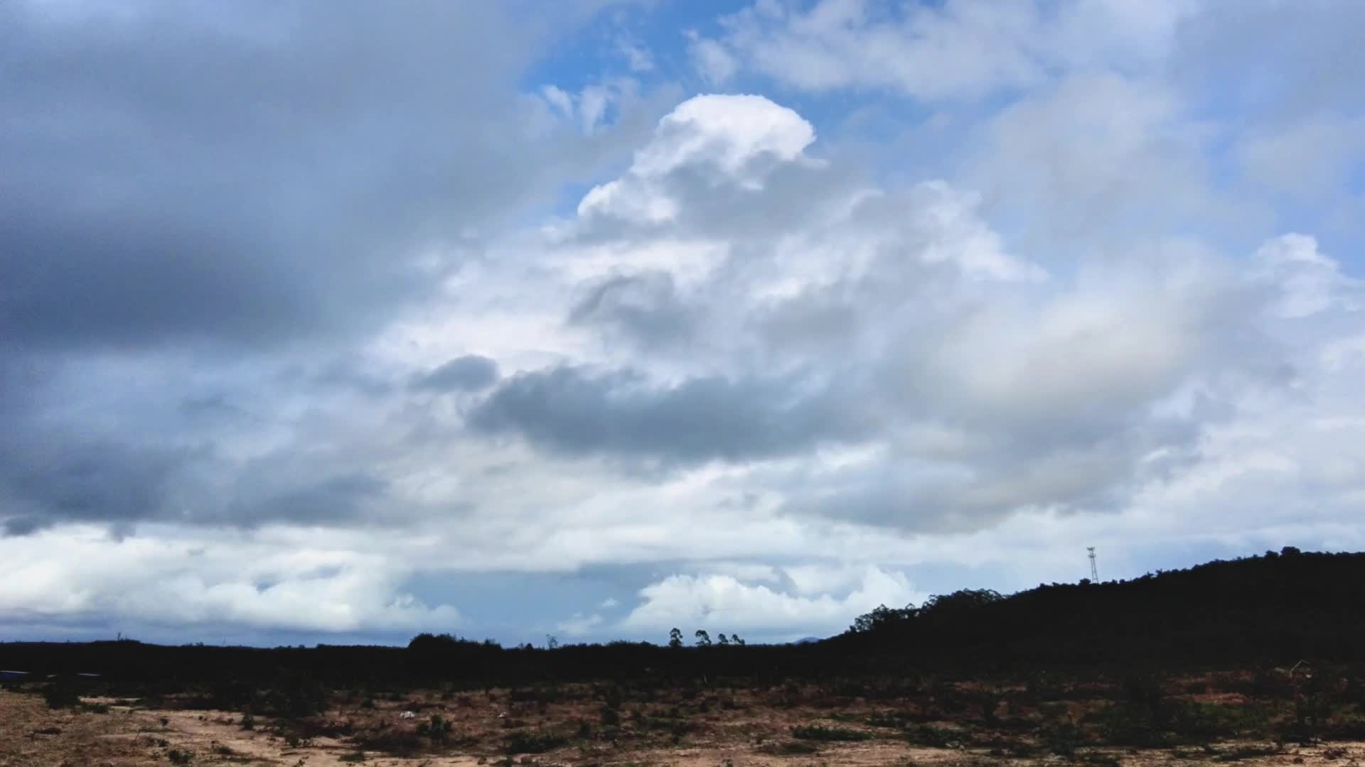 天空白云延时视频视频的预览图
