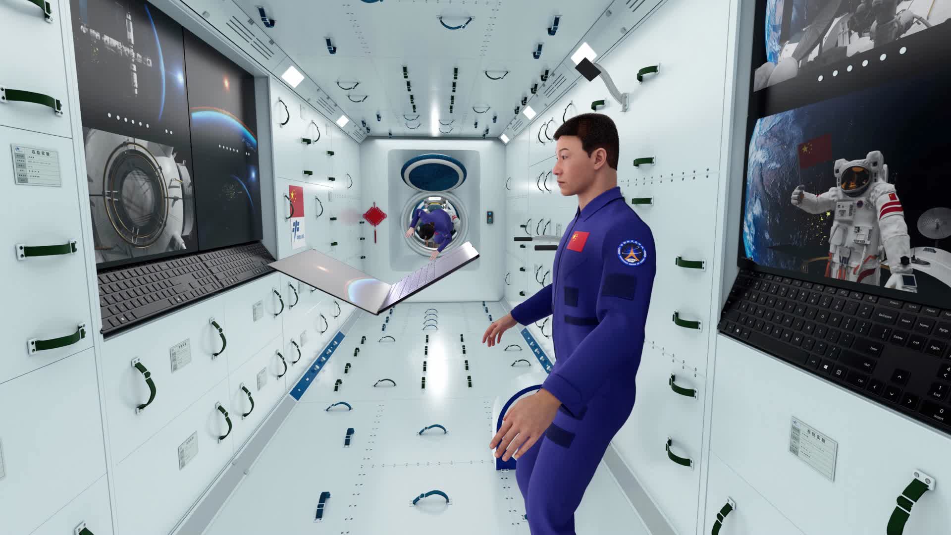 空间站实验舱生物育种视频的预览图