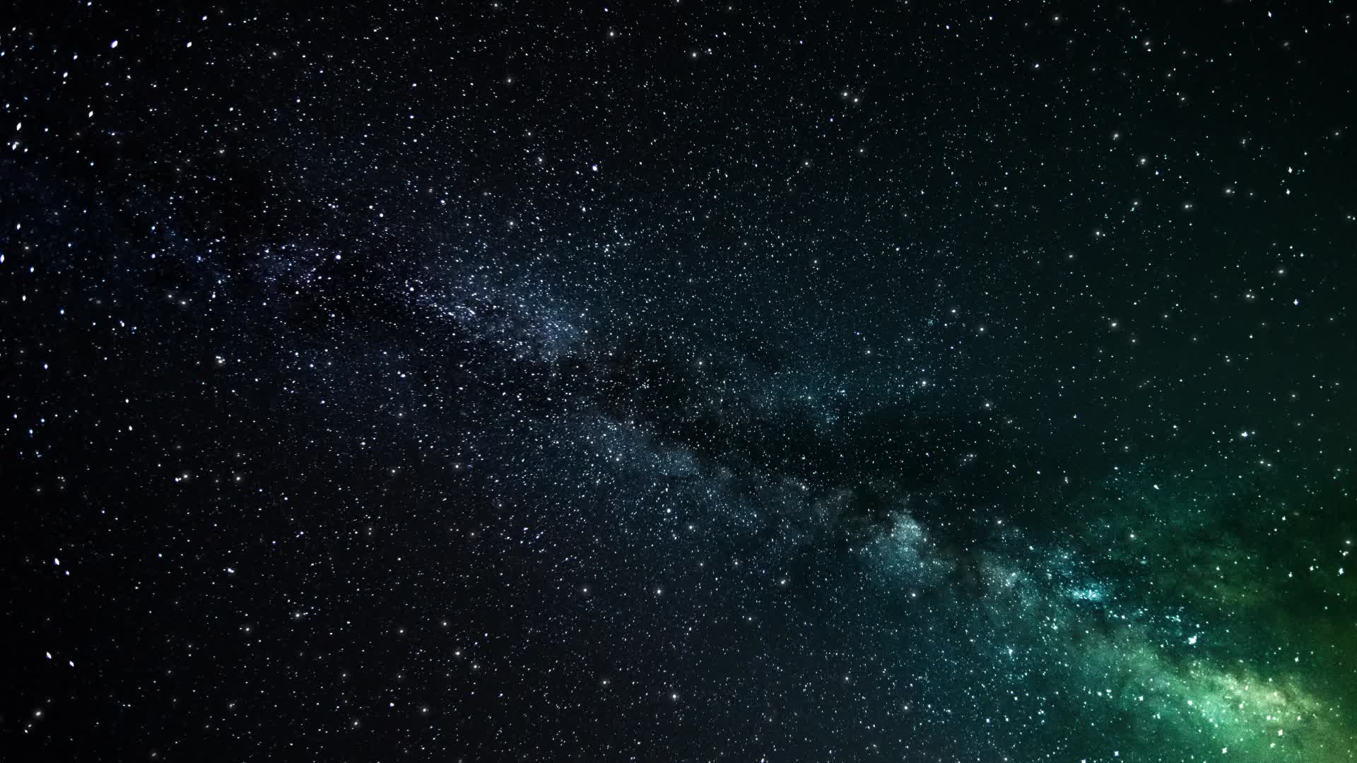 高清银河系星空夜晚星星视频的预览图