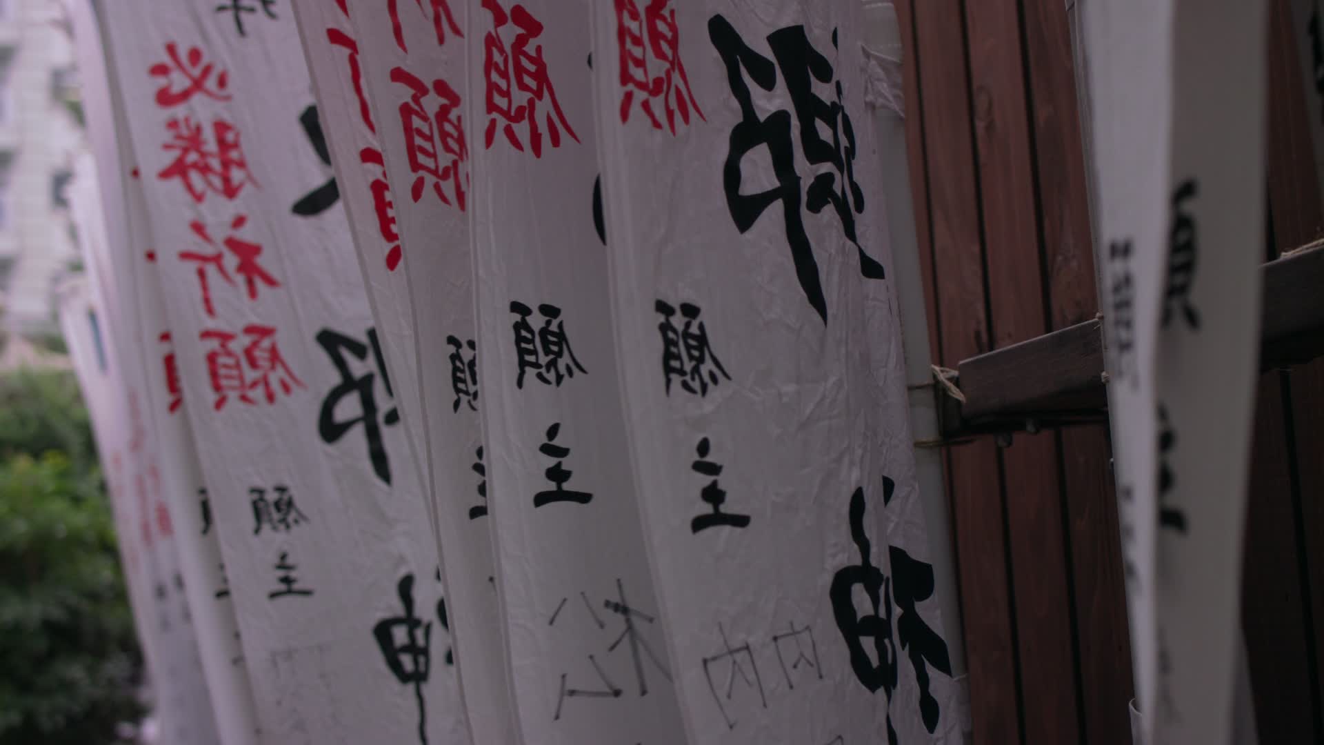 4k东京登堀旗帜国外人文景观城市视频的预览图