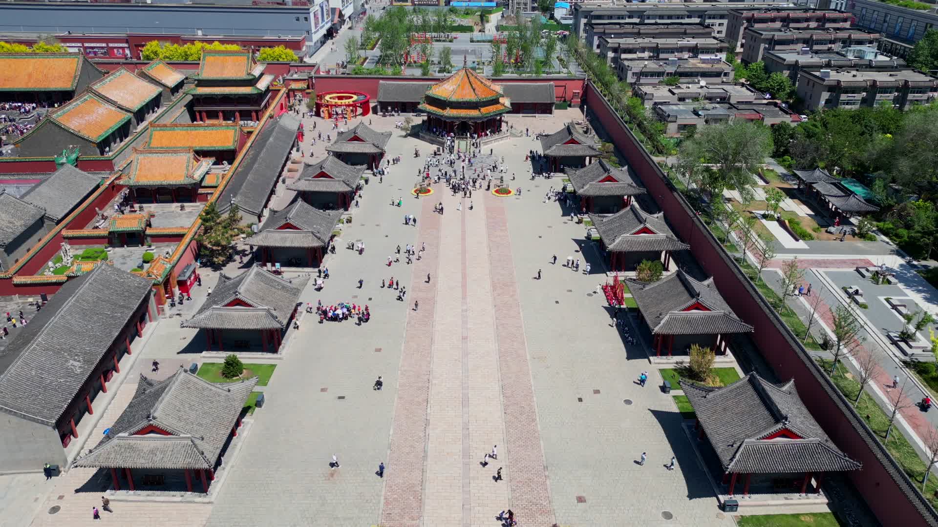 辽宁沈阳故宫航拍4K60视频的预览图