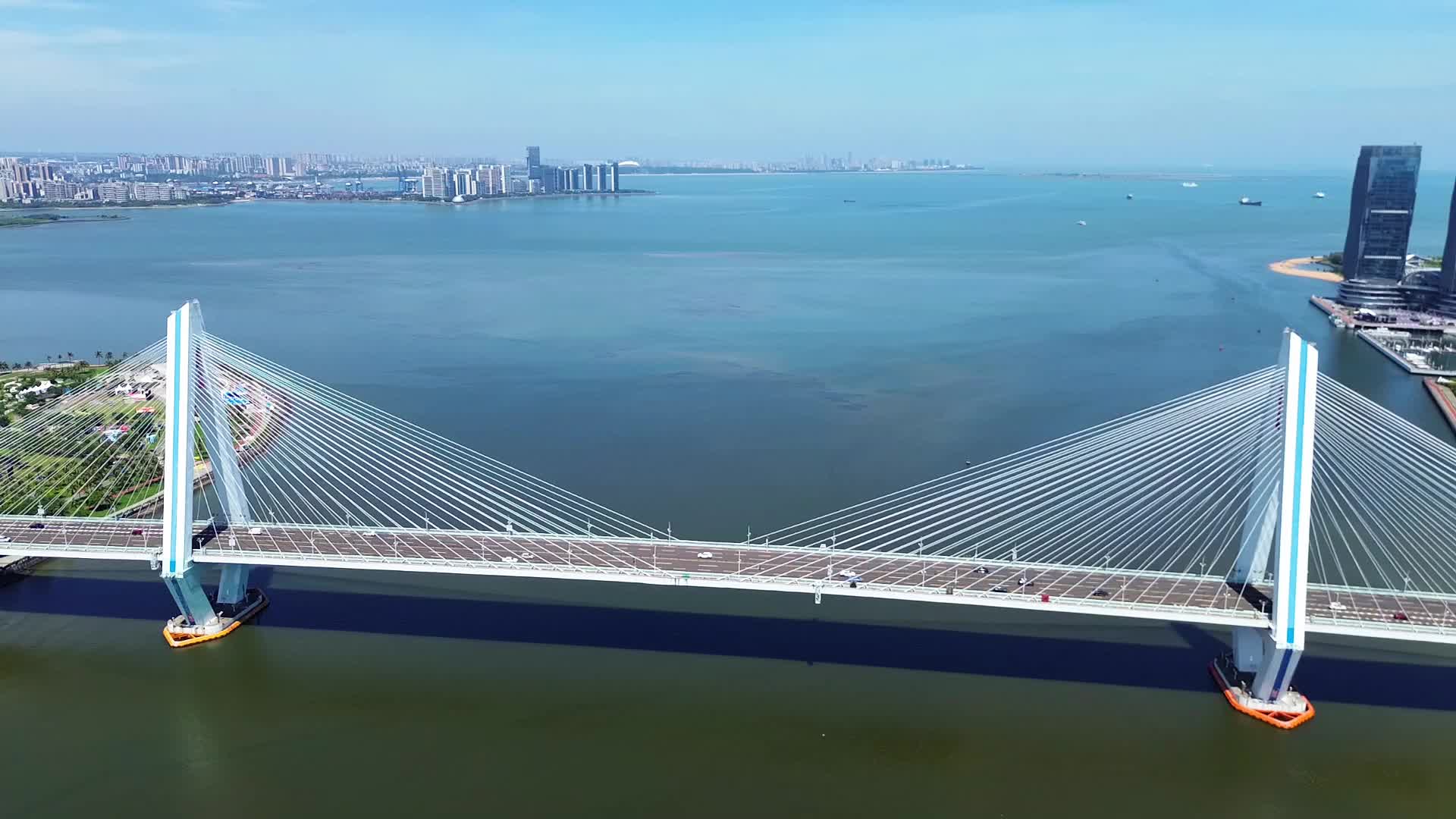 海南海口市城市航拍视频的预览图