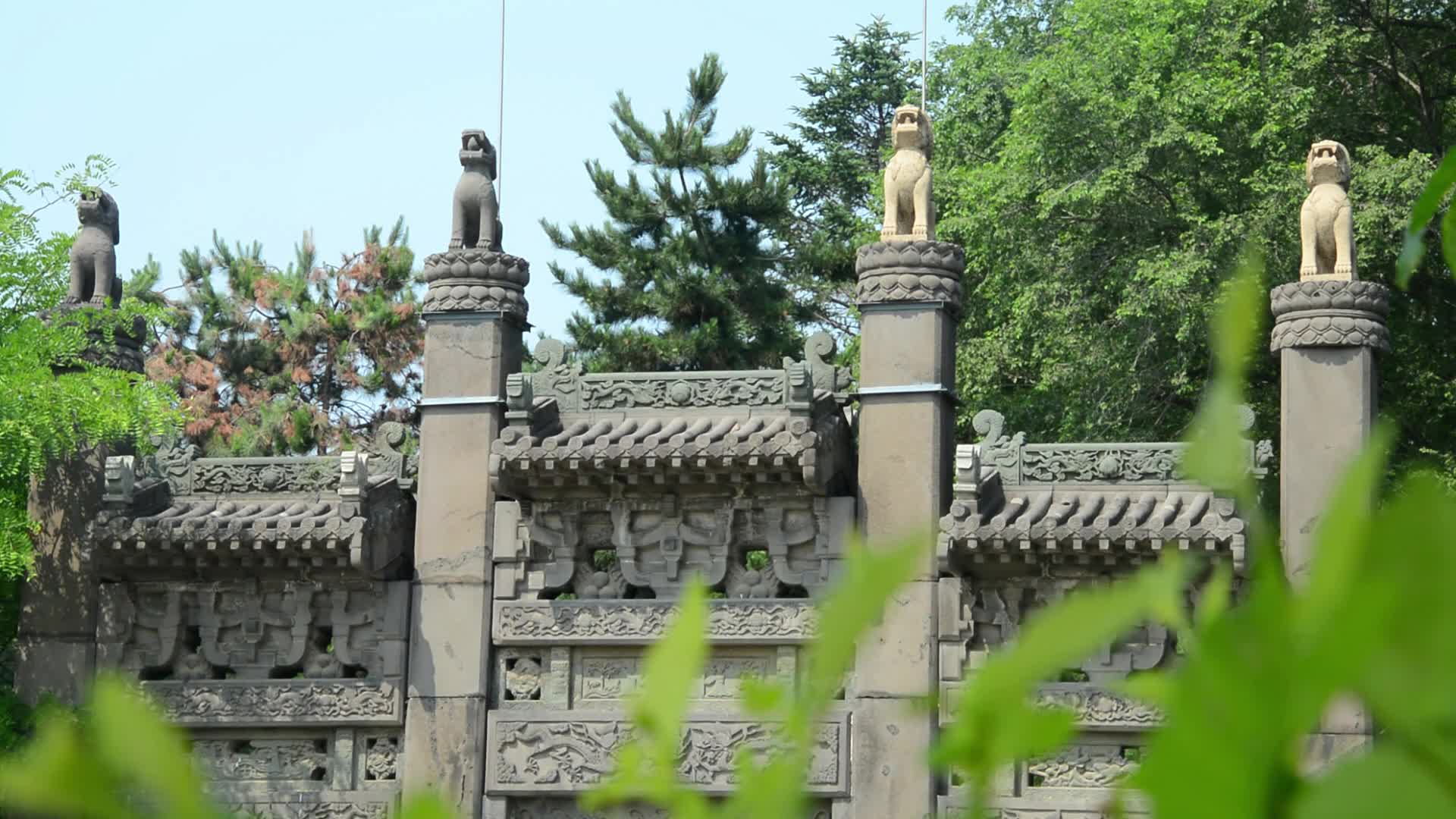 沈阳清福陵古建筑视频的预览图