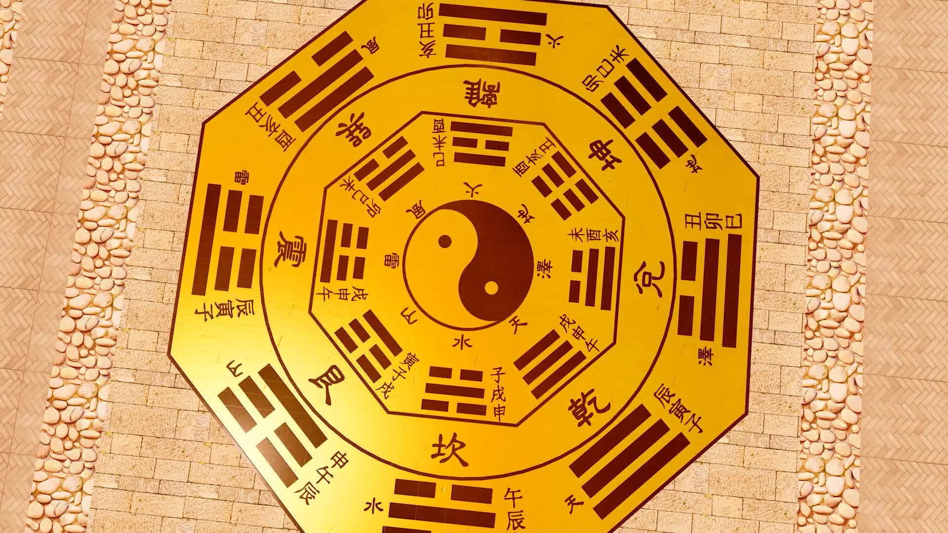 中国古代太极八卦阵视频视频的预览图