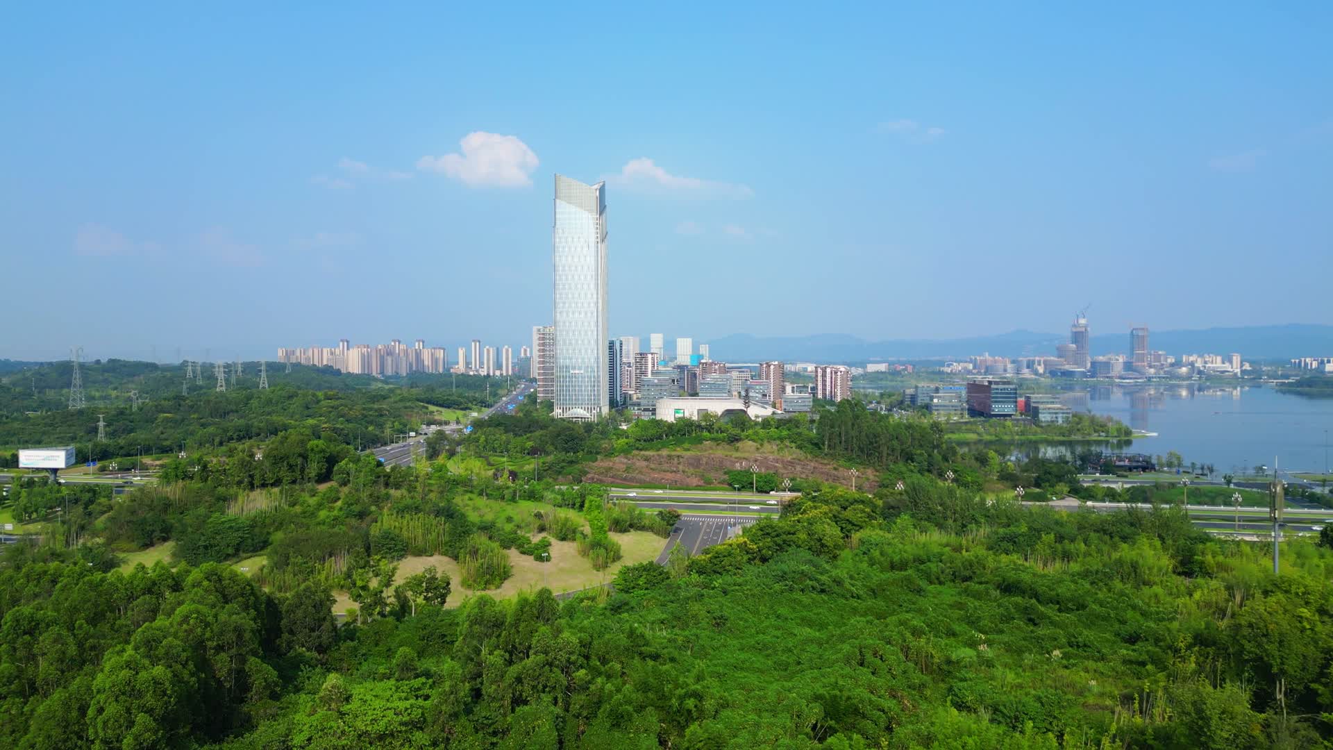 4K合集天府新区兴隆湖视频的预览图