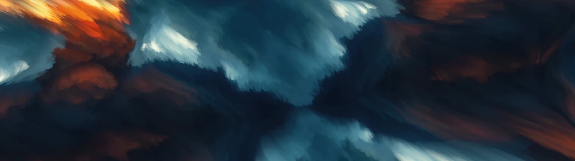 恢宏大气艺术感抽象彩墨海浪涌动创意背景纹理抽象流动视觉特效视频的预览图