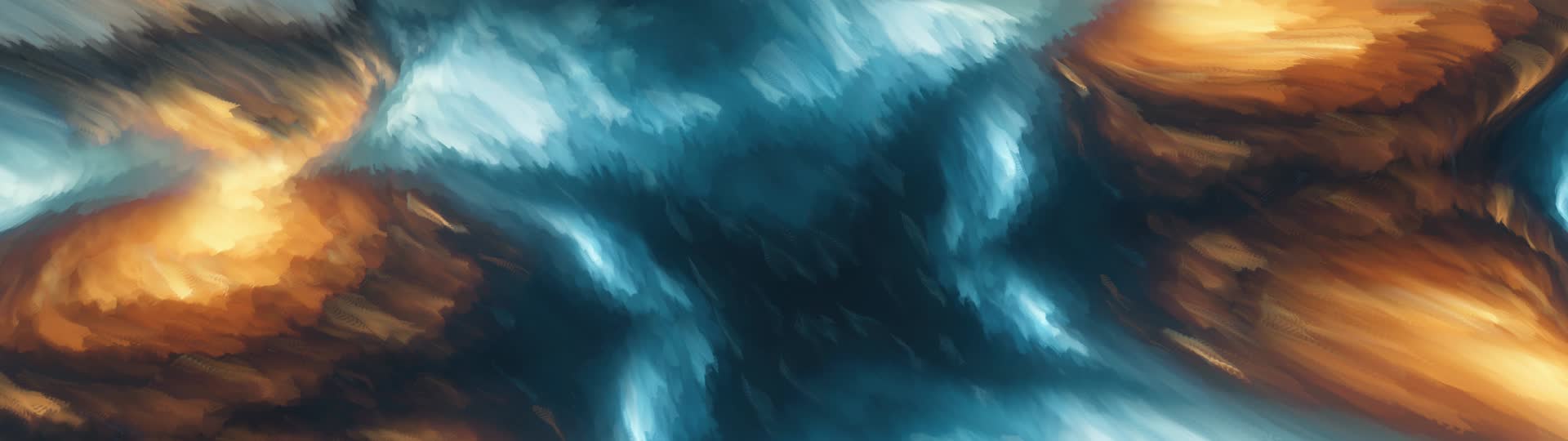 恢宏大气艺术感抽象彩墨海浪涌动创意背景纹理抽象流动视觉特效视频的预览图