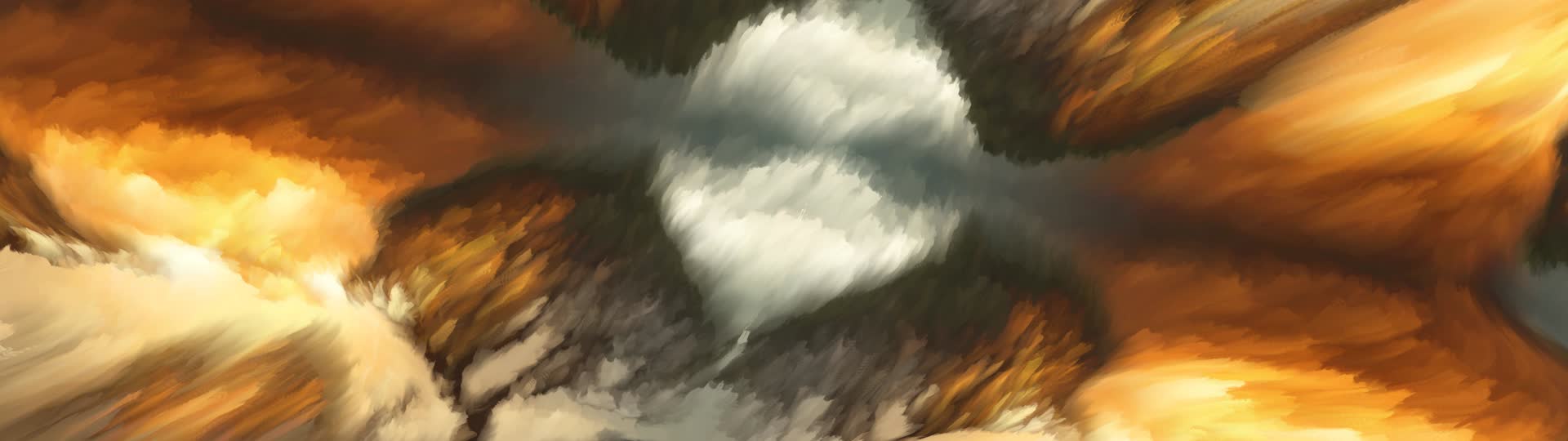 恢宏大气艺术感抽象彩墨海浪涌动创意背景纹理抽象流动视觉特效视频的预览图