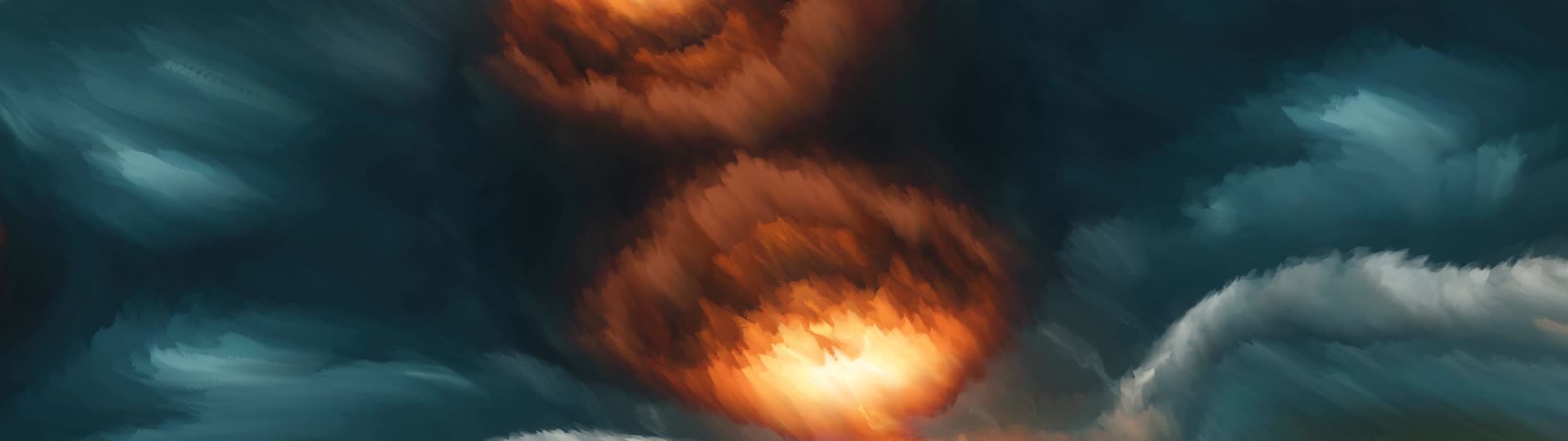 恢宏大气艺术感抽象彩墨海浪涌动创意背景纹理抽象流动视觉特效视频的预览图