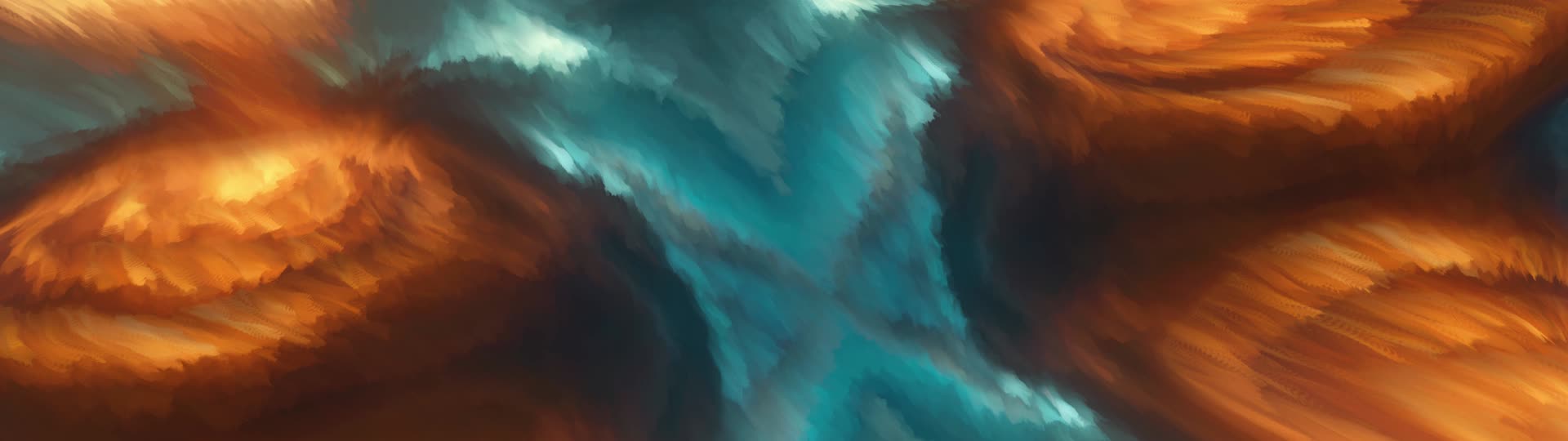 恢宏大气艺术感抽象彩墨海浪涌动创意背景纹理抽象流动视觉特效视频的预览图