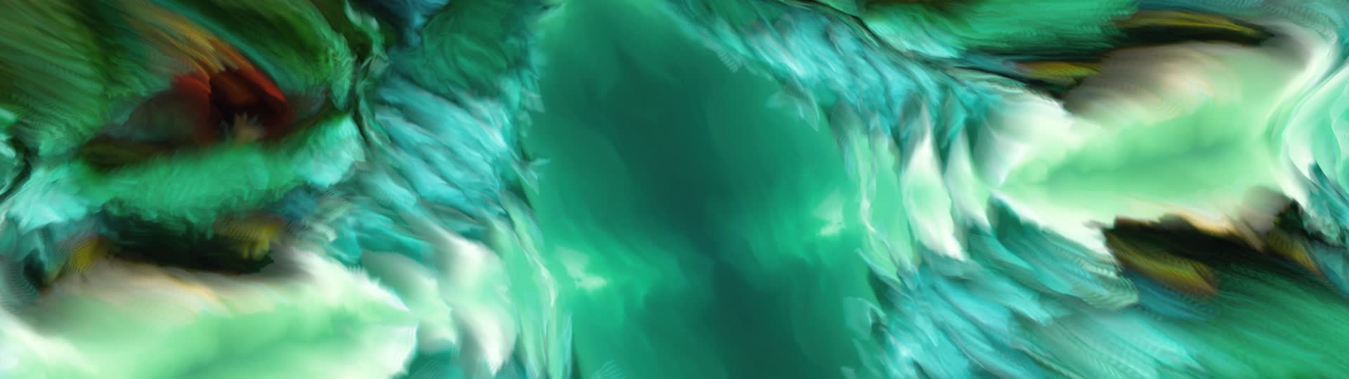 恢宏大气艺术感抽象彩墨海浪涌动创意背景纹理抽象流动视觉特效视频的预览图