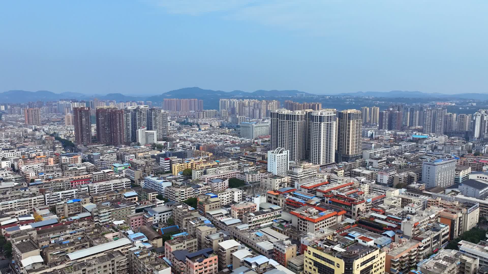 三台县城市空镜头视频的预览图