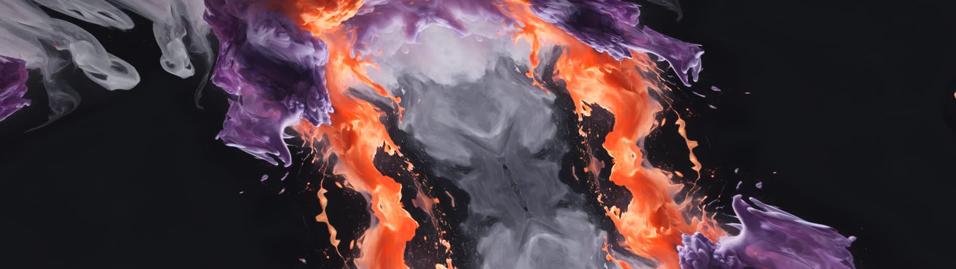 抽象水墨流体变幻彩墨扩散晕染背景视频的预览图