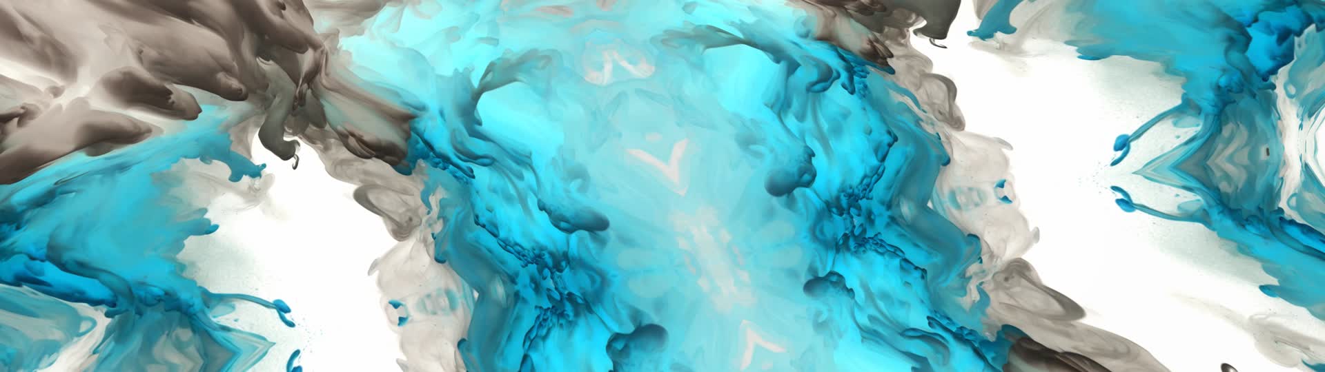 抽象水墨流体变幻彩墨扩散晕染背景视频的预览图