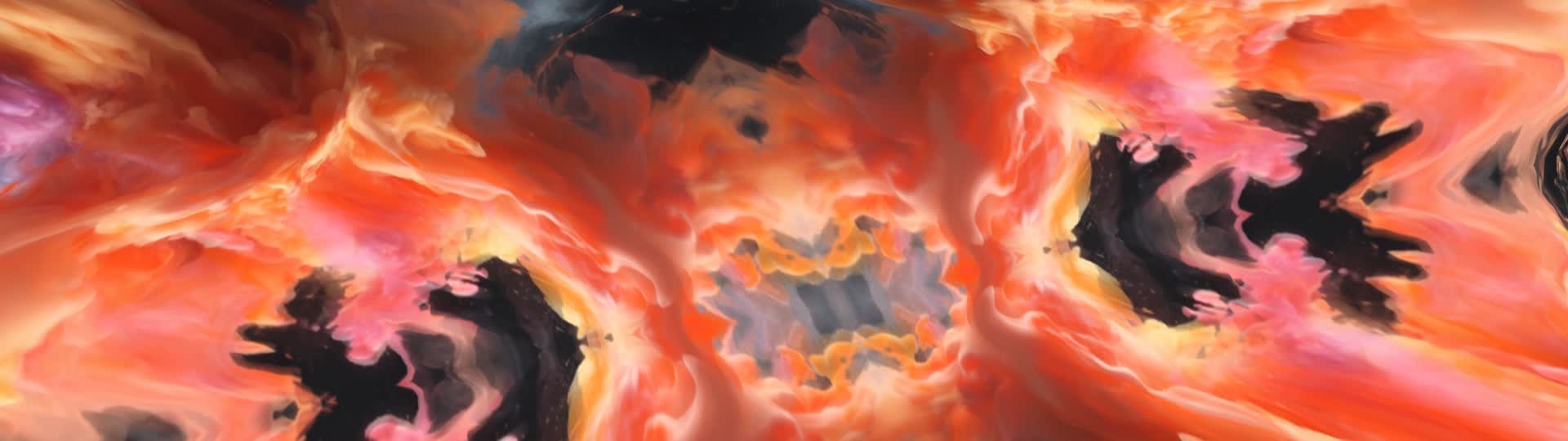 抽象水墨流体变幻彩墨扩散晕染背景视频的预览图