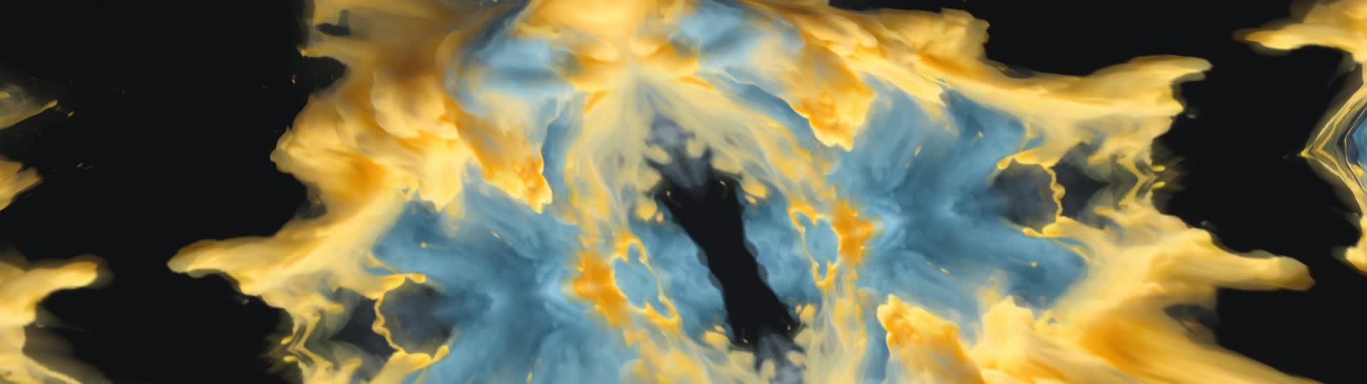 抽象水墨流体变幻彩墨扩散晕染背景视频的预览图