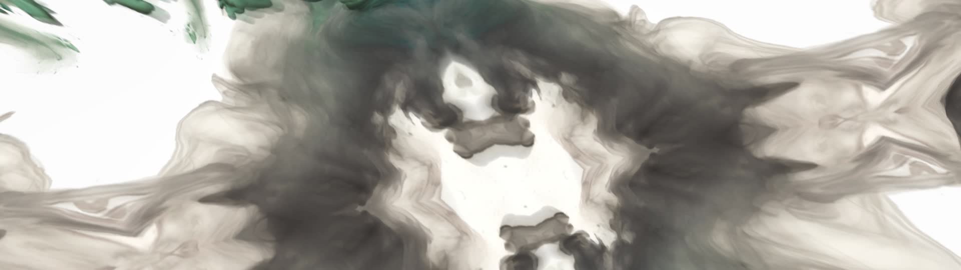 抽象水墨流体变幻彩墨扩散晕染背景视频的预览图