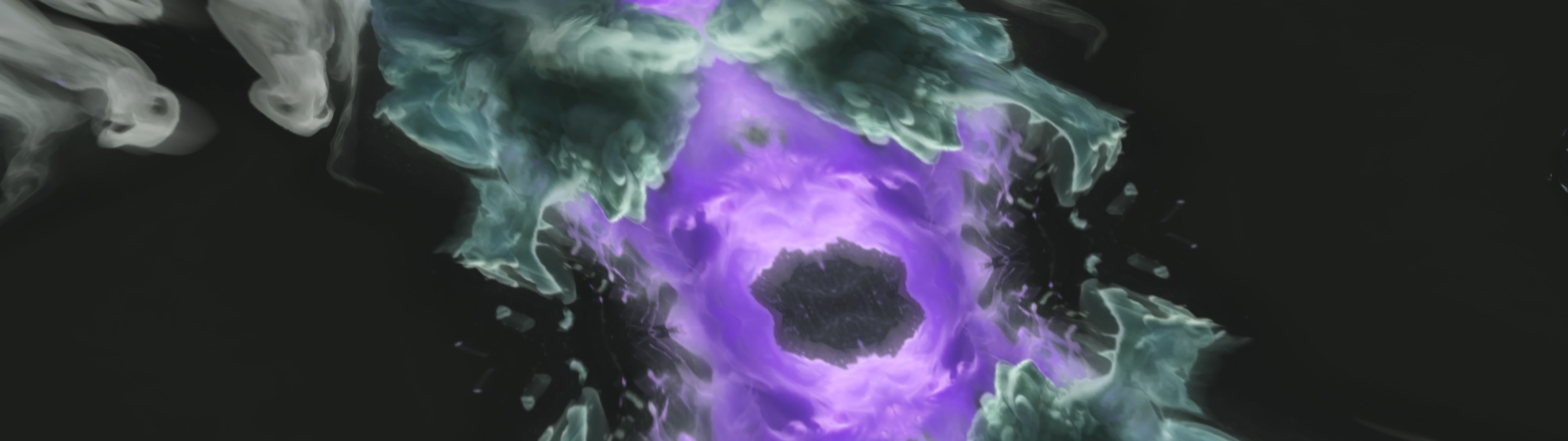 抽象水墨流体变幻彩墨扩散晕染背景视频的预览图