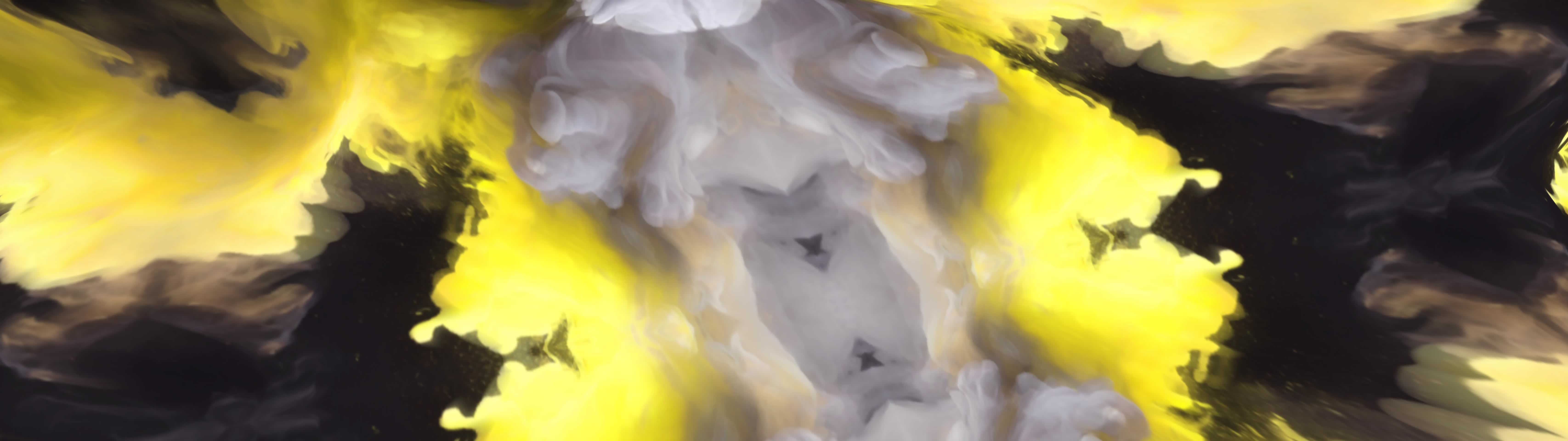 抽象水墨流体变幻彩墨扩散晕染背景视频的预览图