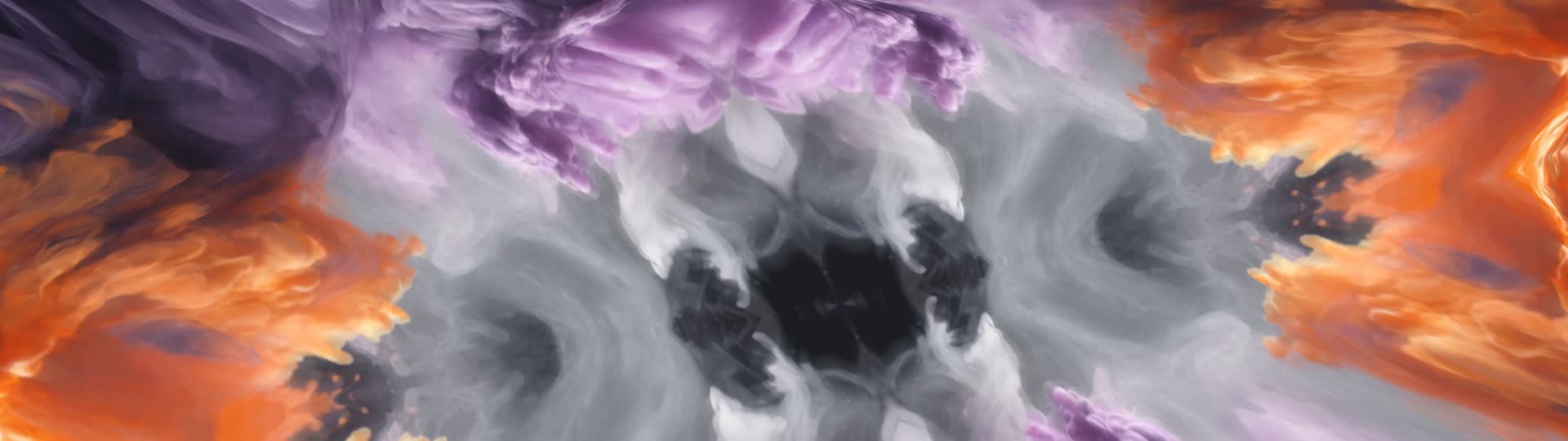 抽象水墨流体变幻彩墨扩散晕染背景视频的预览图