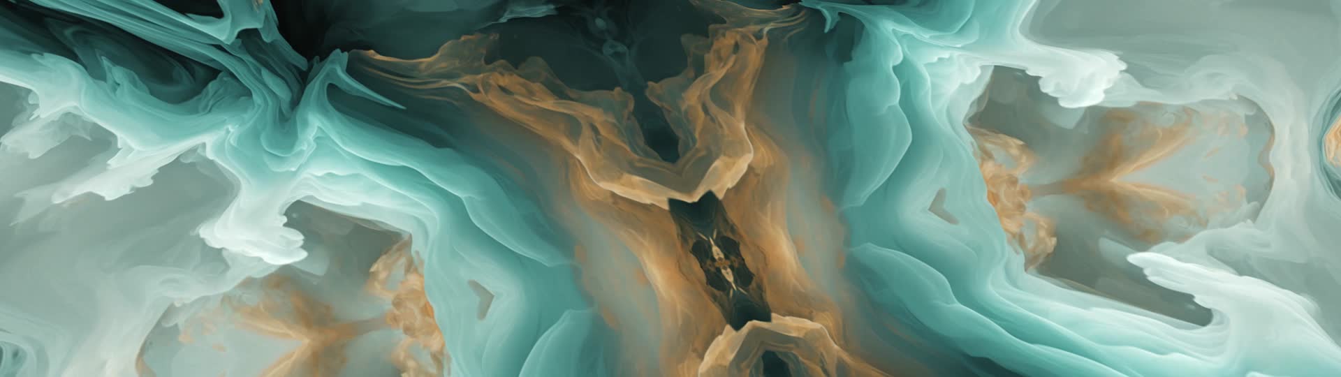 抽象水墨流体艺术变幻彩墨扩散晕染背景视频的预览图