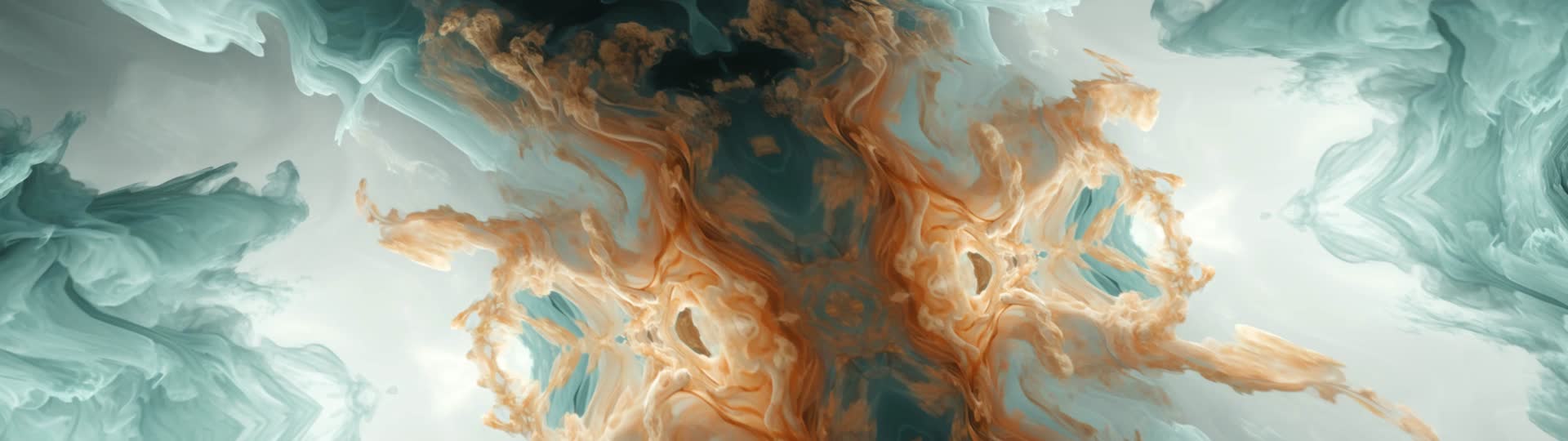 抽象水墨流体艺术变幻彩墨扩散晕染背景视频的预览图