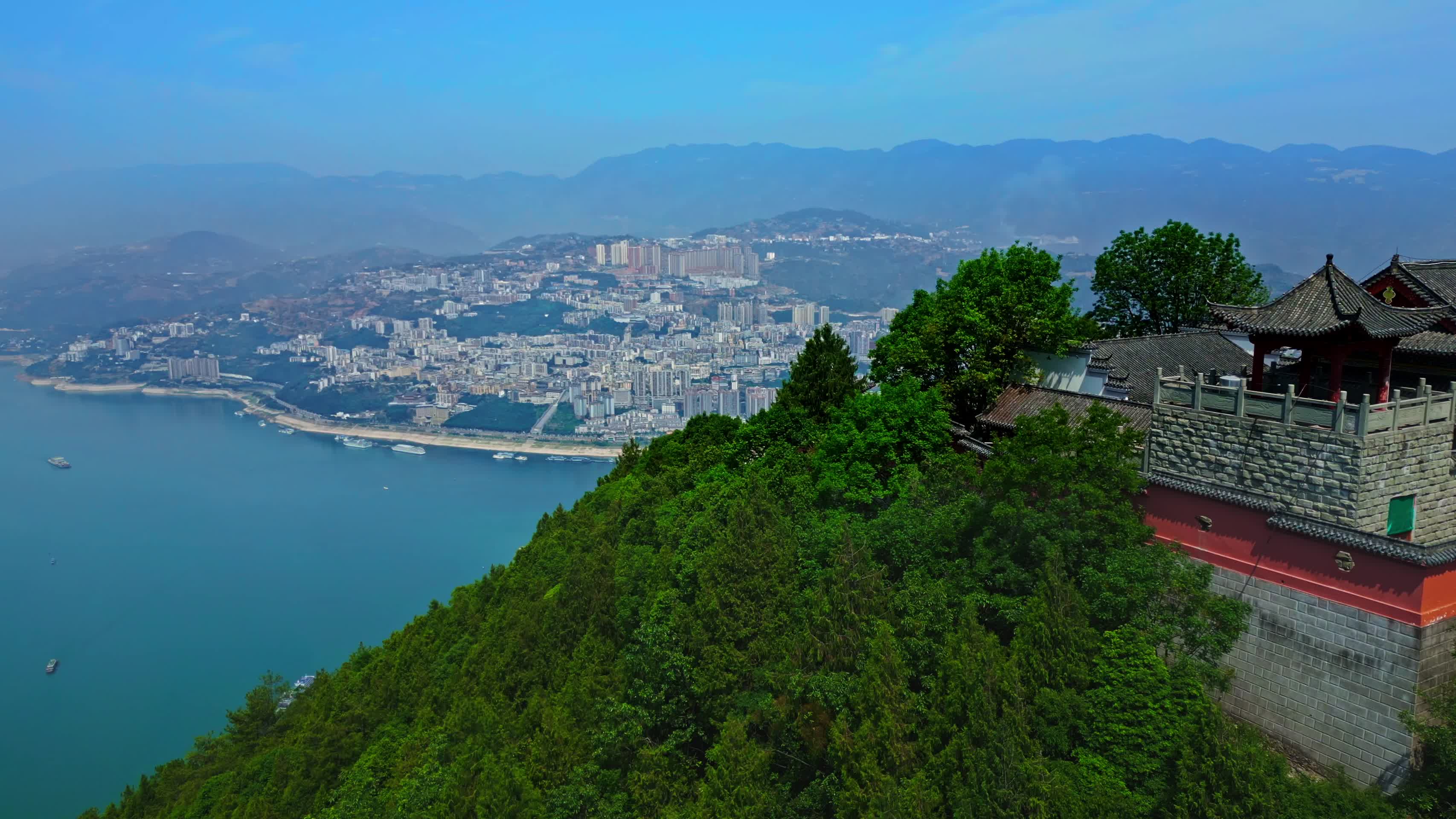 巫山文峰景区观景台视频的预览图