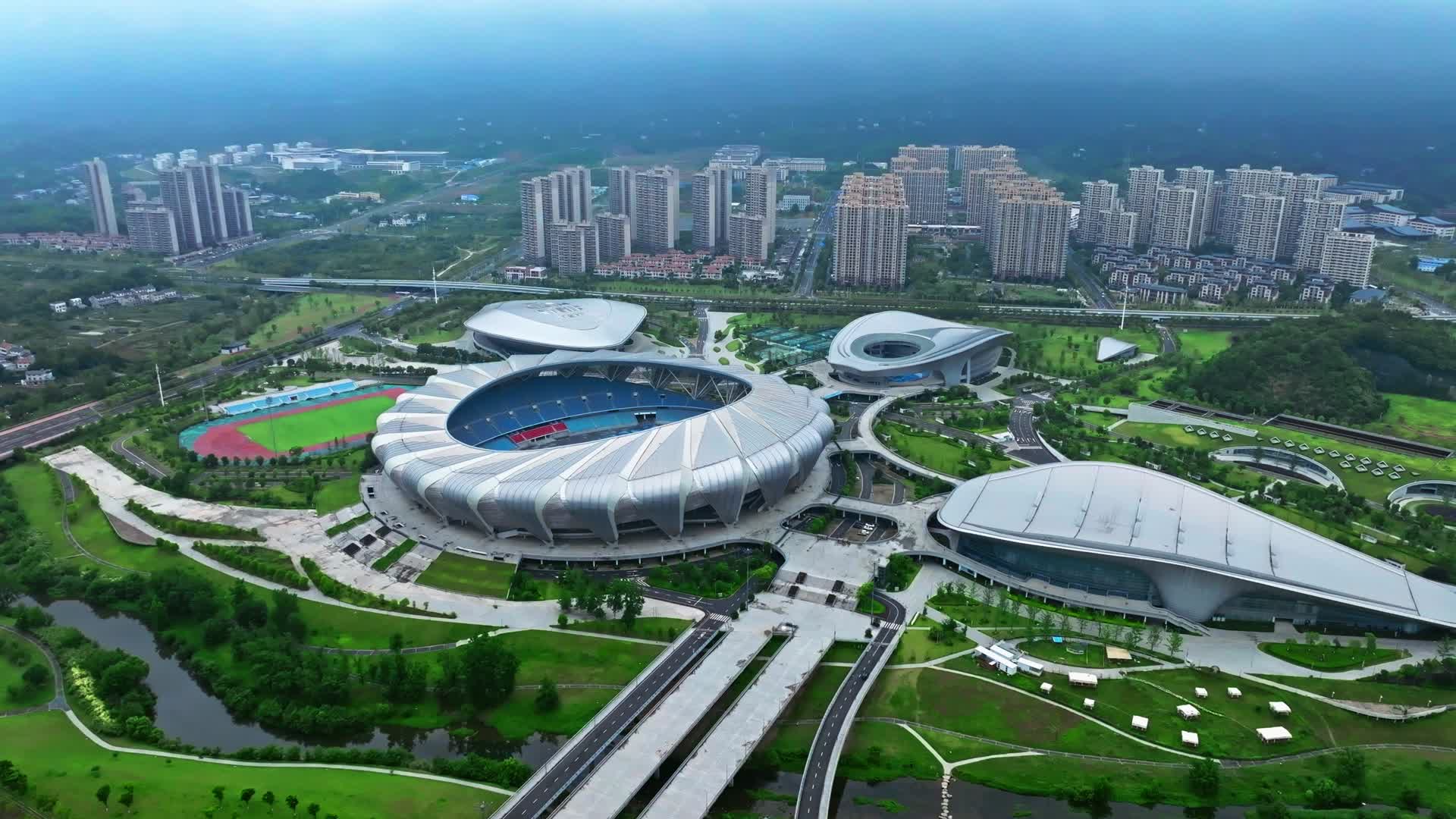 宜昌市奥体中心宜昌体育中心体育馆视频的预览图