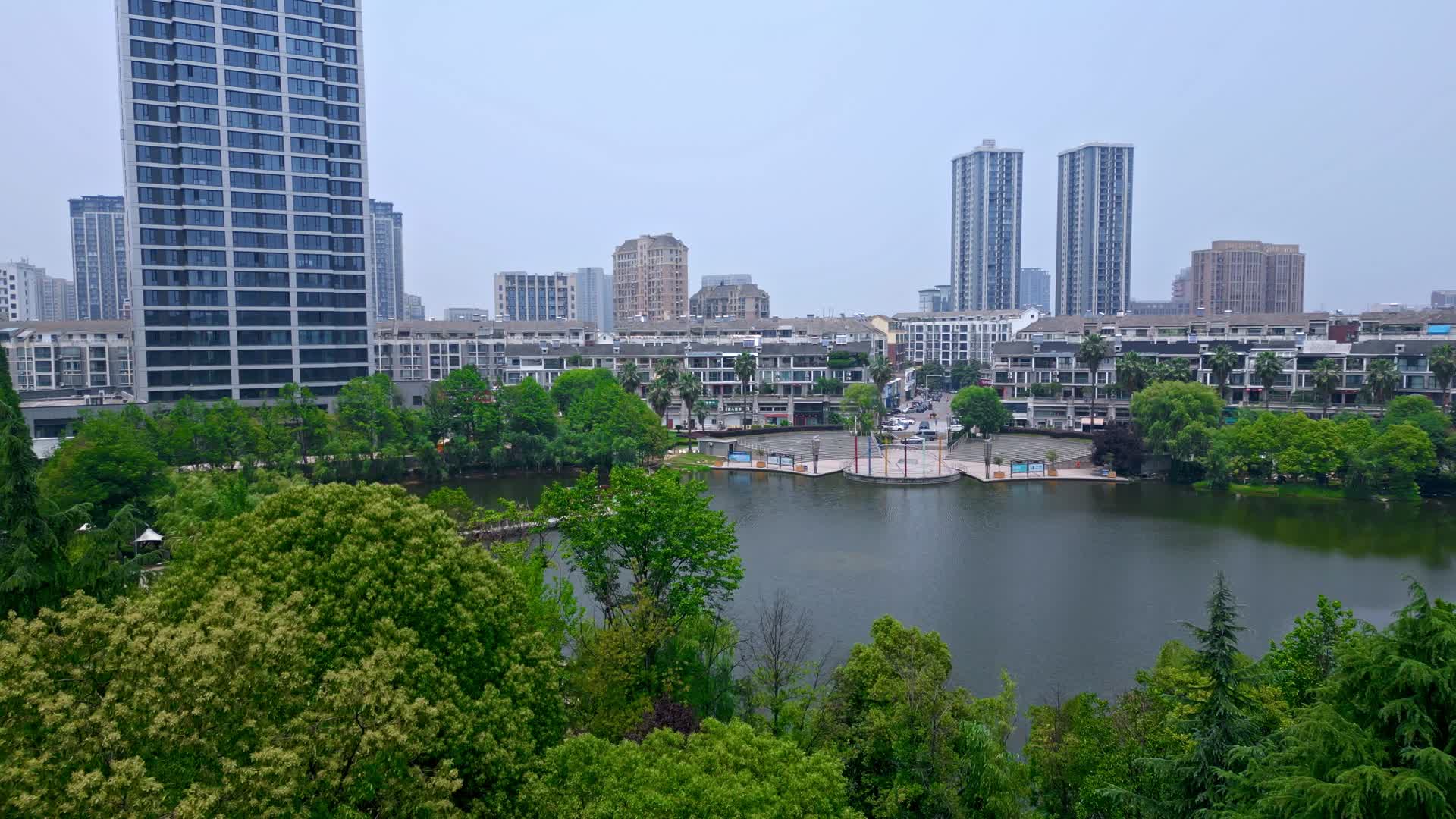 宜都市公园空镜头视频的预览图