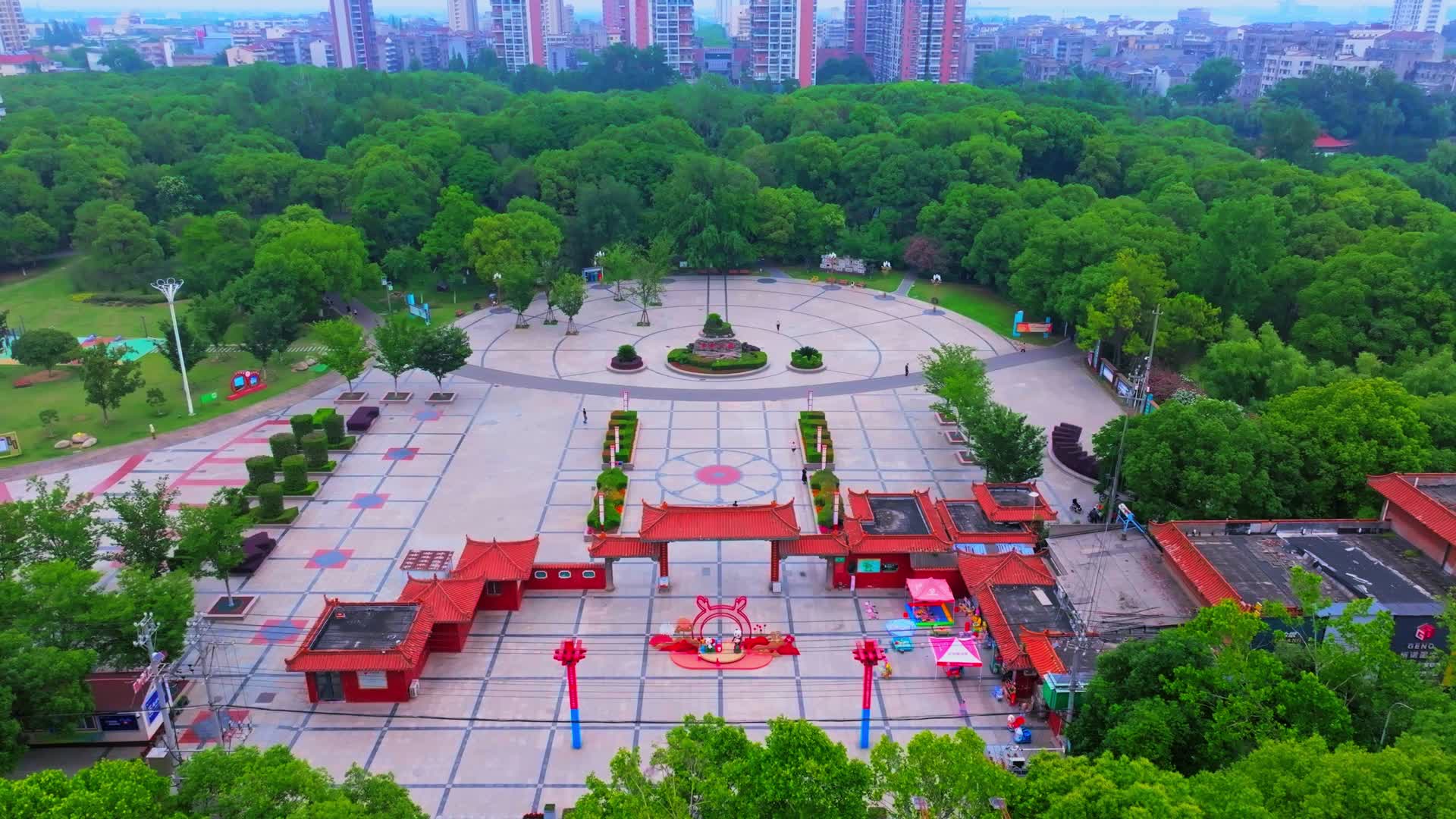 枝江市五柳公园视频的预览图