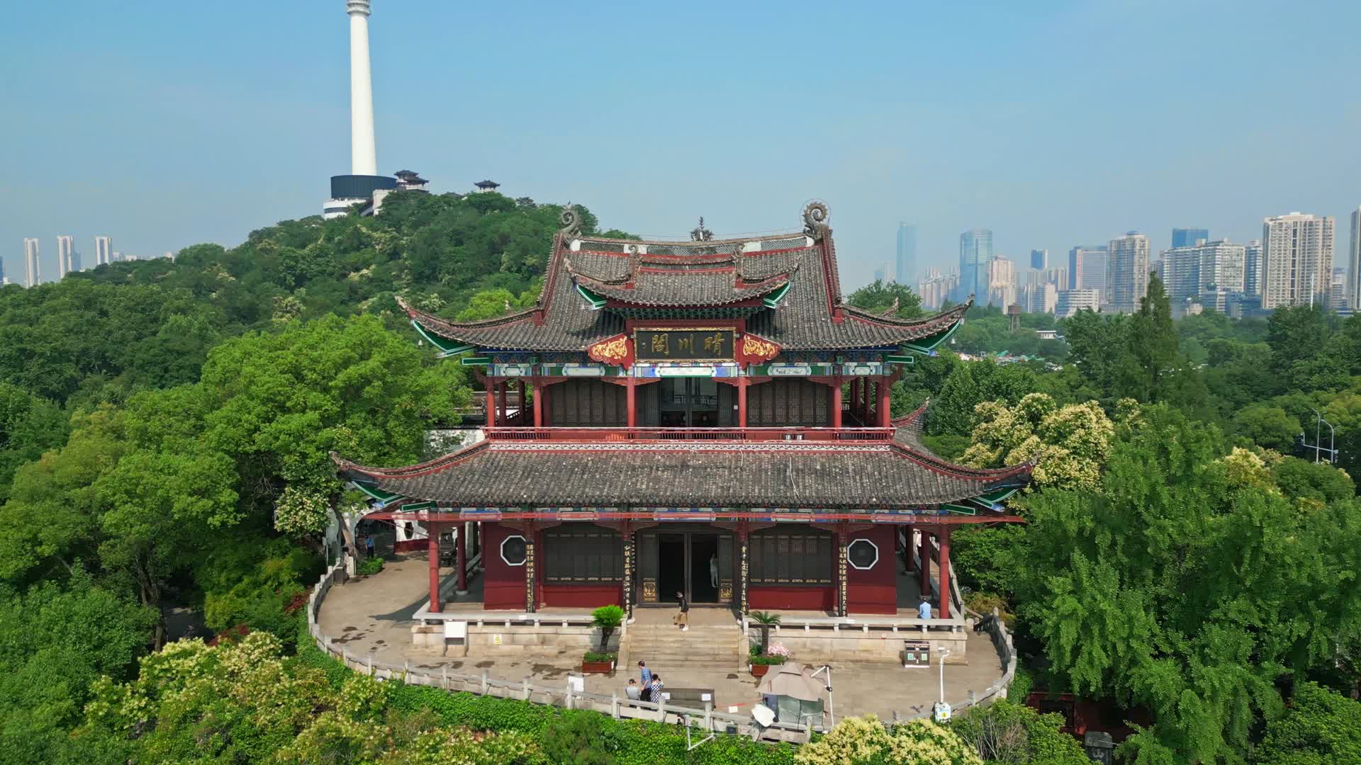 武汉铁门关晴川阁视频的预览图