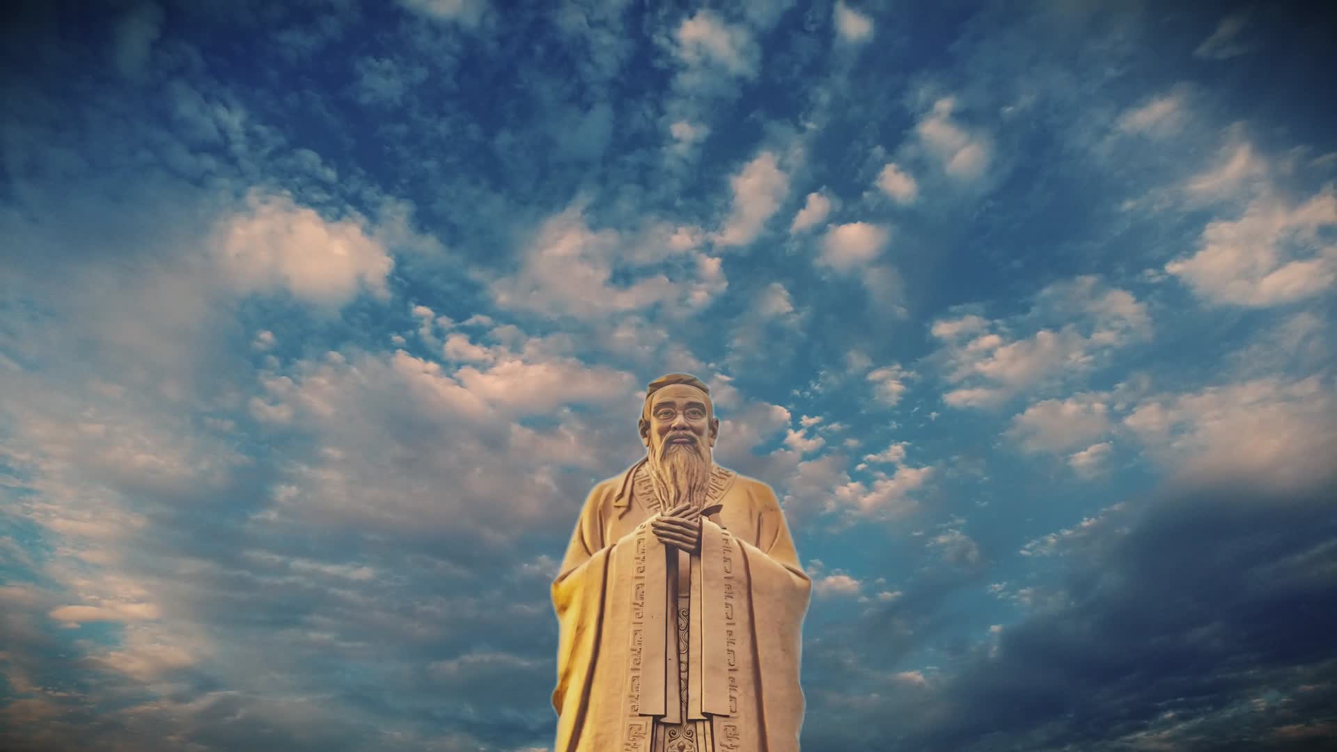 延时合集孔子塑像视频的预览图