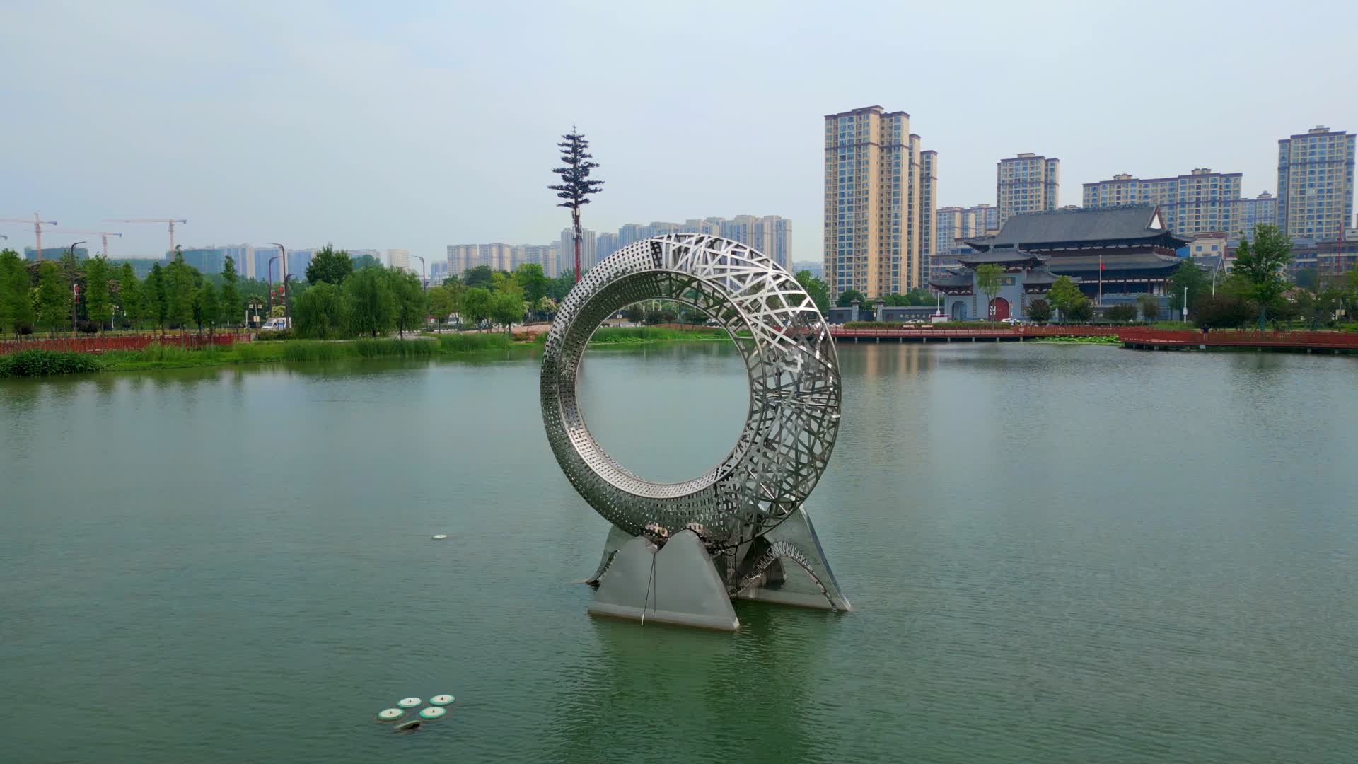 仙桃市沔阳湖仙湖公园仙桃黄鳝视频的预览图