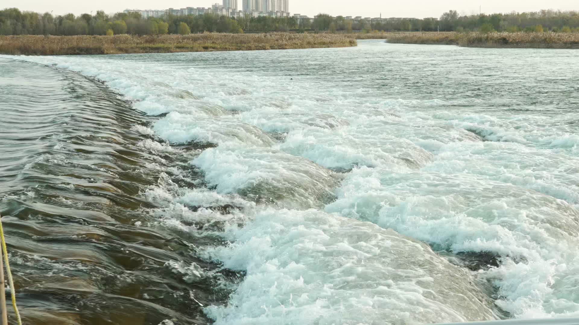 滹沱河鱼鳞坝120帧视频的预览图