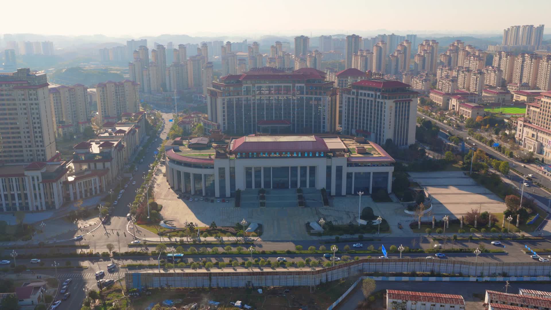 4K贵安新区中国东盟教育交流周永久会址视频的预览图